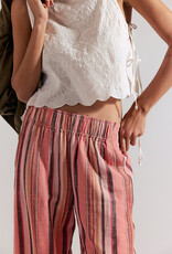 Free People Days End Soalr Linen Stripe Pant