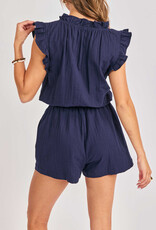 Lilah Ruffle Sleeve Romper