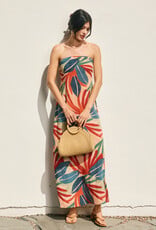 Lagoon Daze Strapless Tie Back Maxi Dress