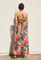 Lagoon Daze Strapless Tie Back Maxi Dress