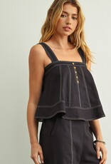 SL Top w/ Contrast Stiching