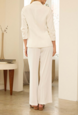 Blazer With Shirred Sleeve