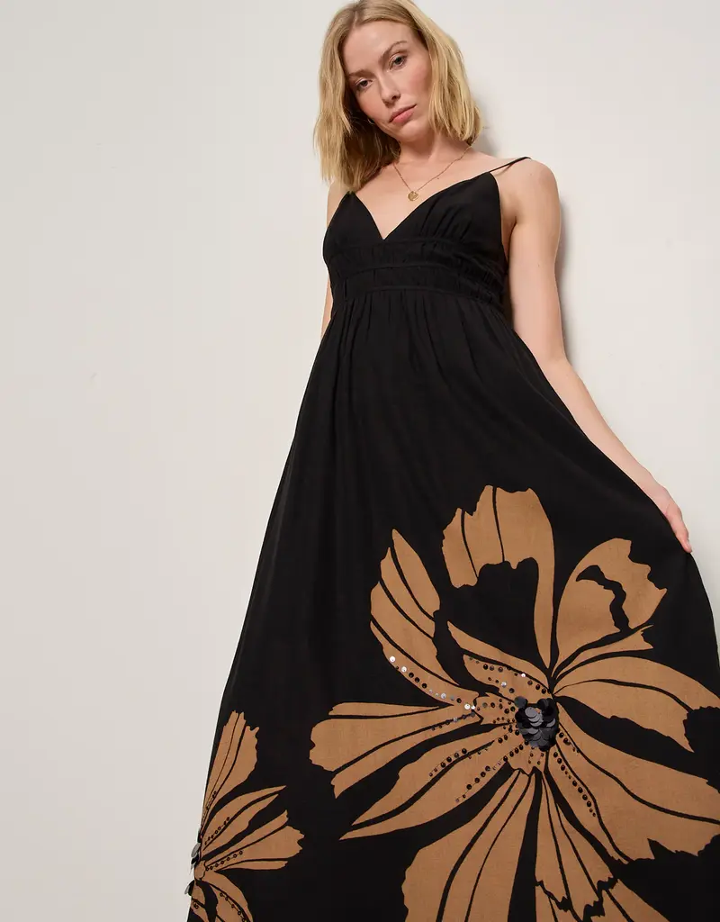 Mira Emellished Volume Dress