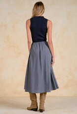 Mock Neck Maxi SL Dress
