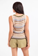 Fall Stripe Sweater Vest