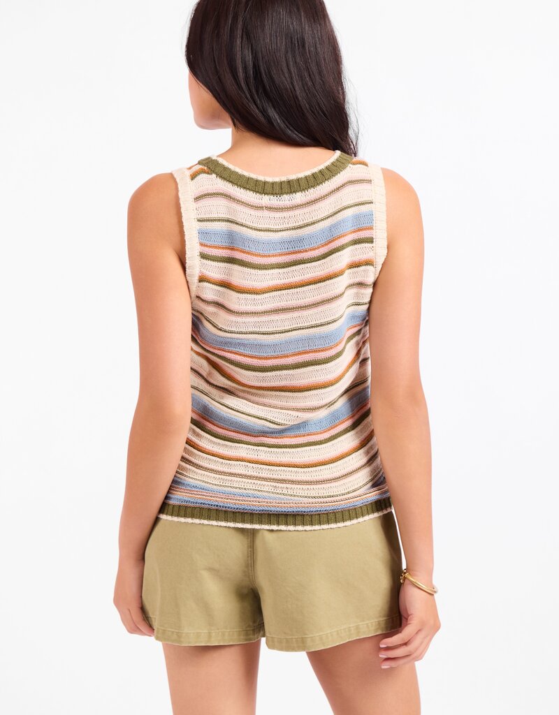 Fall Stripe Sweater Vest