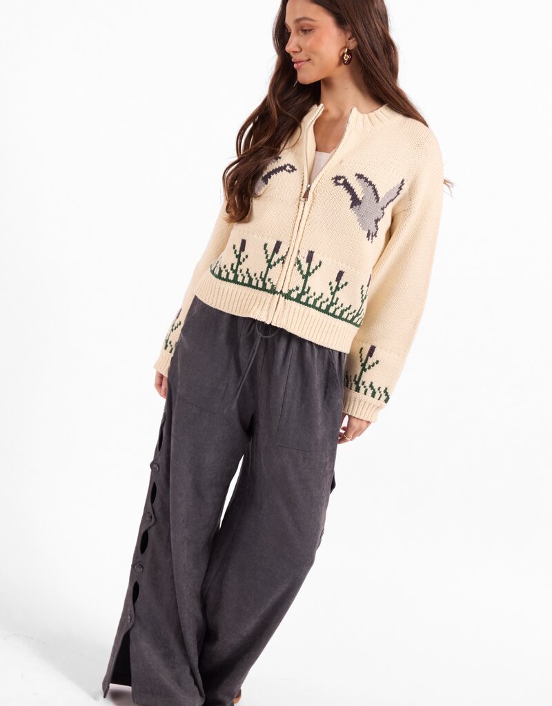 Songbird Zip Sweater