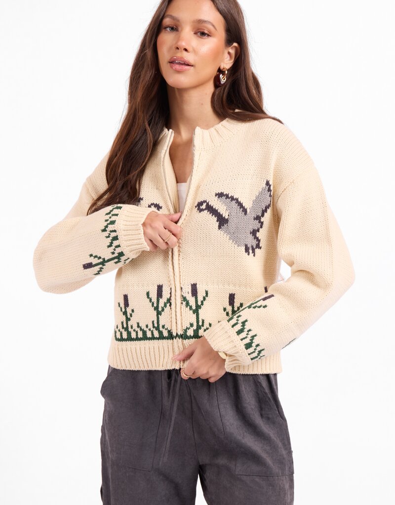 Songbird Zip Sweater