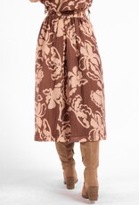 Rustic Charm Midi Skirt