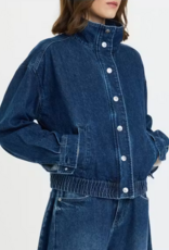 Phantom  Denim Funnel Neck Jacket