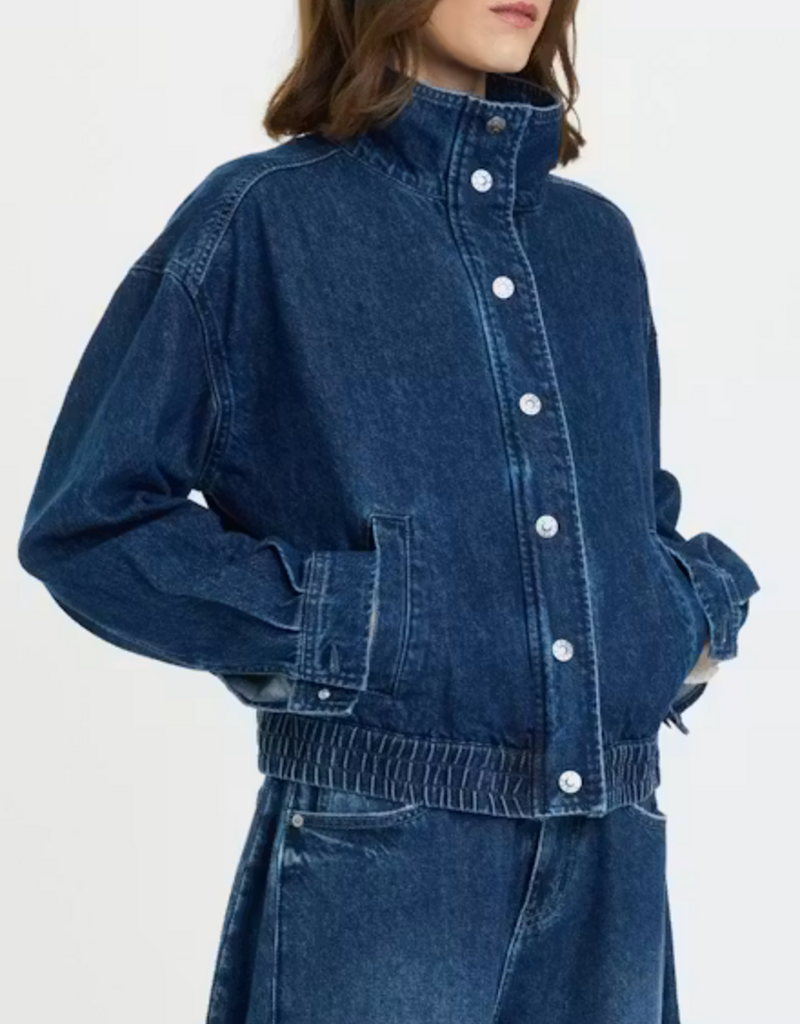 Phantom  Denim Funnel Neck Jacket