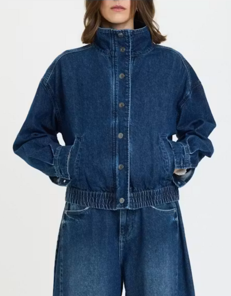 Phantom  Denim Funnel Neck Jacket