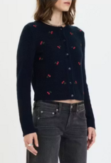 Muse Embroidered Fitted Cardigan