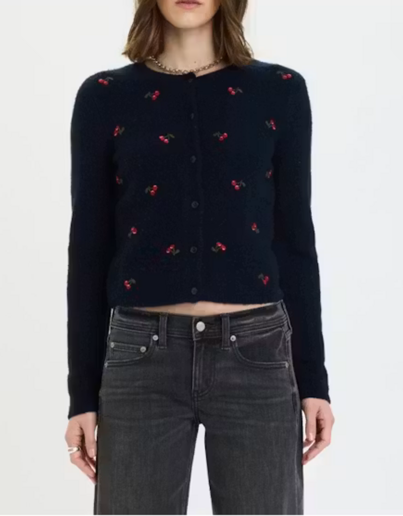 Muse Embroidered Fitted Cardigan