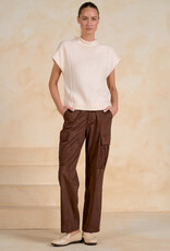Rolled Neck SS Sweater