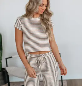 Sunday Lounge Striped Top