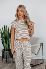 Sunday Lounge Striped Top