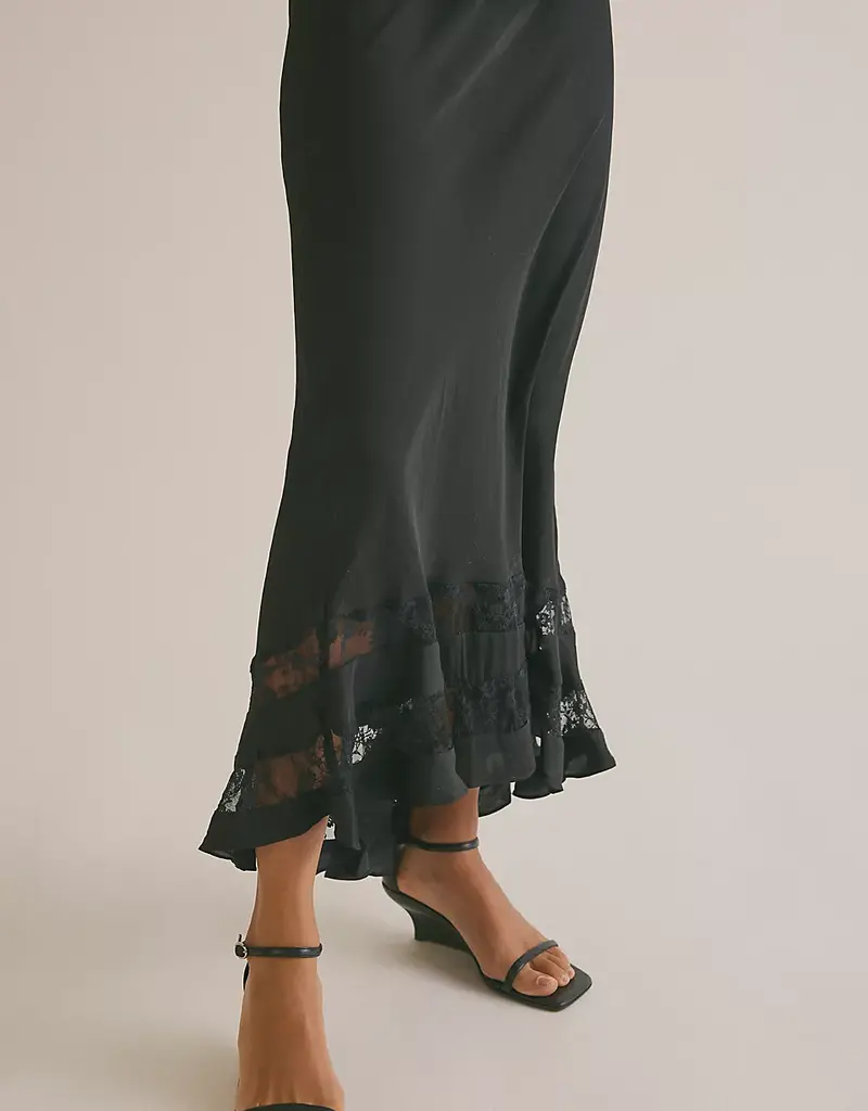 Free People Long Lost Lover 1/2 Slip Skirt