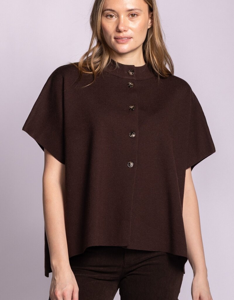 Melrose Buttondown SS Sweater