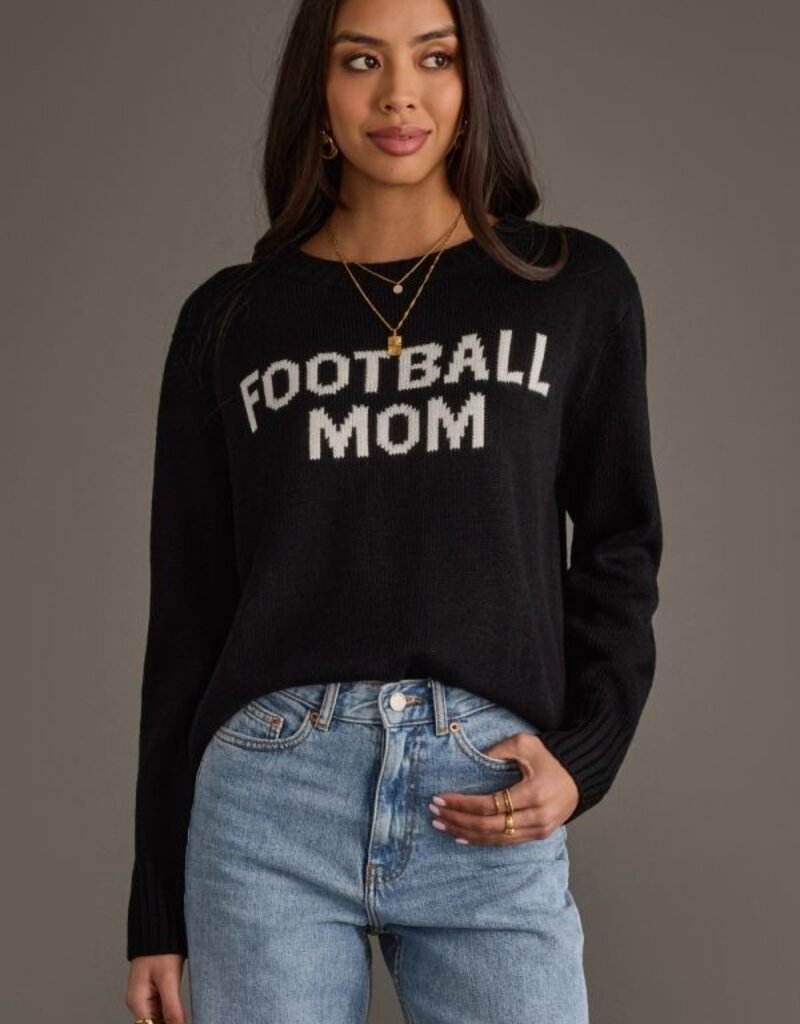 Panache Apparel Football Mom Sweater