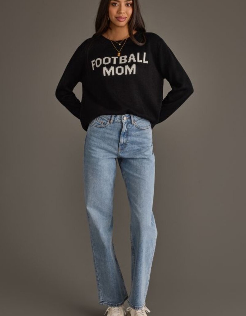 Panache Apparel Football Mom Sweater