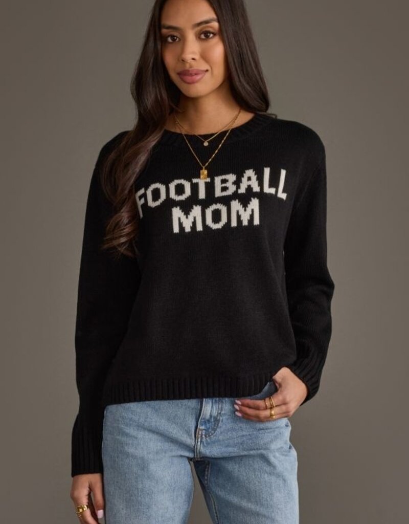 Panache Apparel Football Mom Sweater