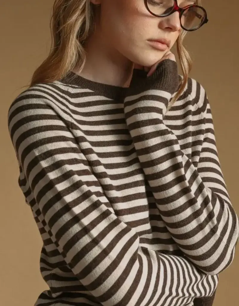 Striped Knit Sweater