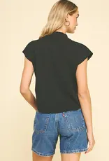 Sweater Vest w/ Shiring Detail