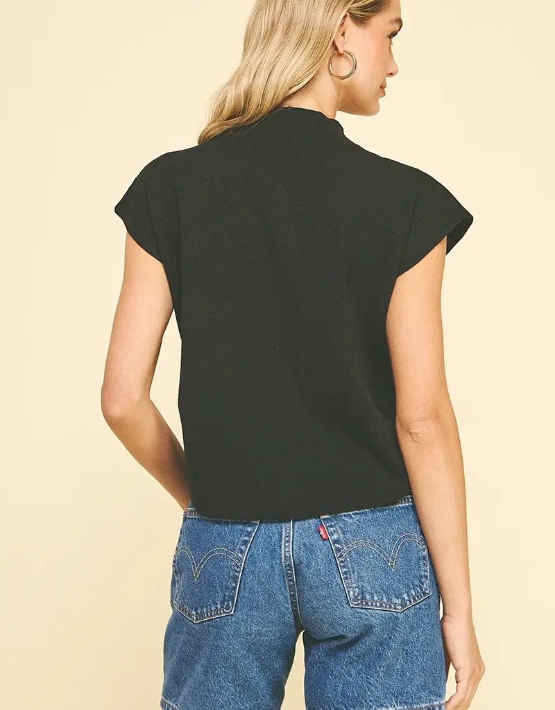 Sweater Vest w/ Shiring Detail