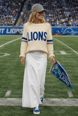 Pink Pineapple Campus Lions Knit Sweater