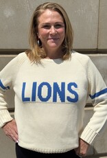 Pink Pineapple Campus Lions Knit Sweater