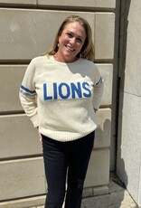 Pink Pineapple Campus Lions Knit Sweater