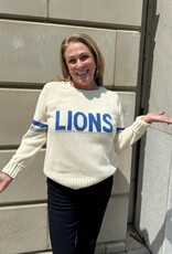 Pink Pineapple Campus Lions Knit Sweater