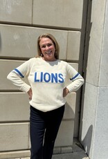 Pink Pineapple Campus Lions Knit Sweater