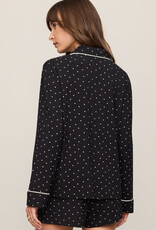 Luxe Dot PJ Top