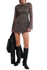 Jolie Printed Mini Dress