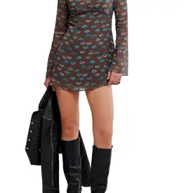 Jolie Printed Mini Dress
