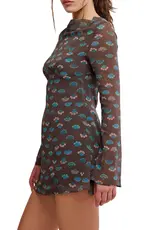 Jolie Printed Mini Dress