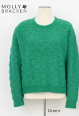 Swirl Stitch Knit Sweater