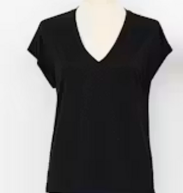 Knit Tee w/ Sparkle Top