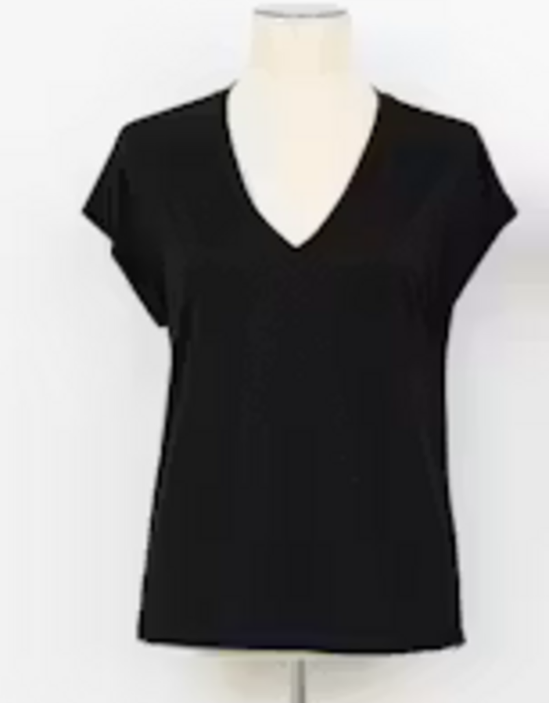 Knit Tee w/ Sparkle Top