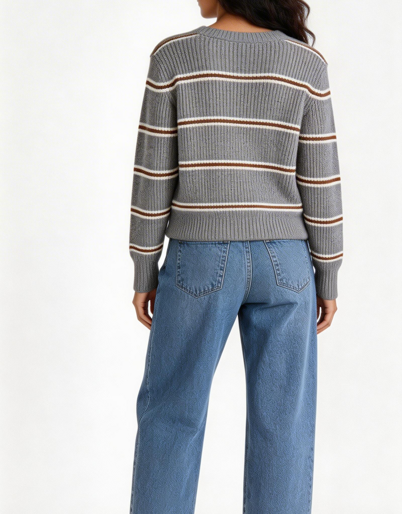 Warm Chai Stripe Sweater