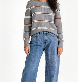 Warm Chai Stripe Sweater
