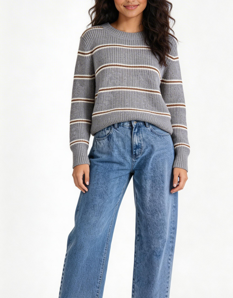 Warm Chai Stripe Sweater