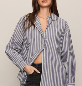 The Gallery Striped Button Up