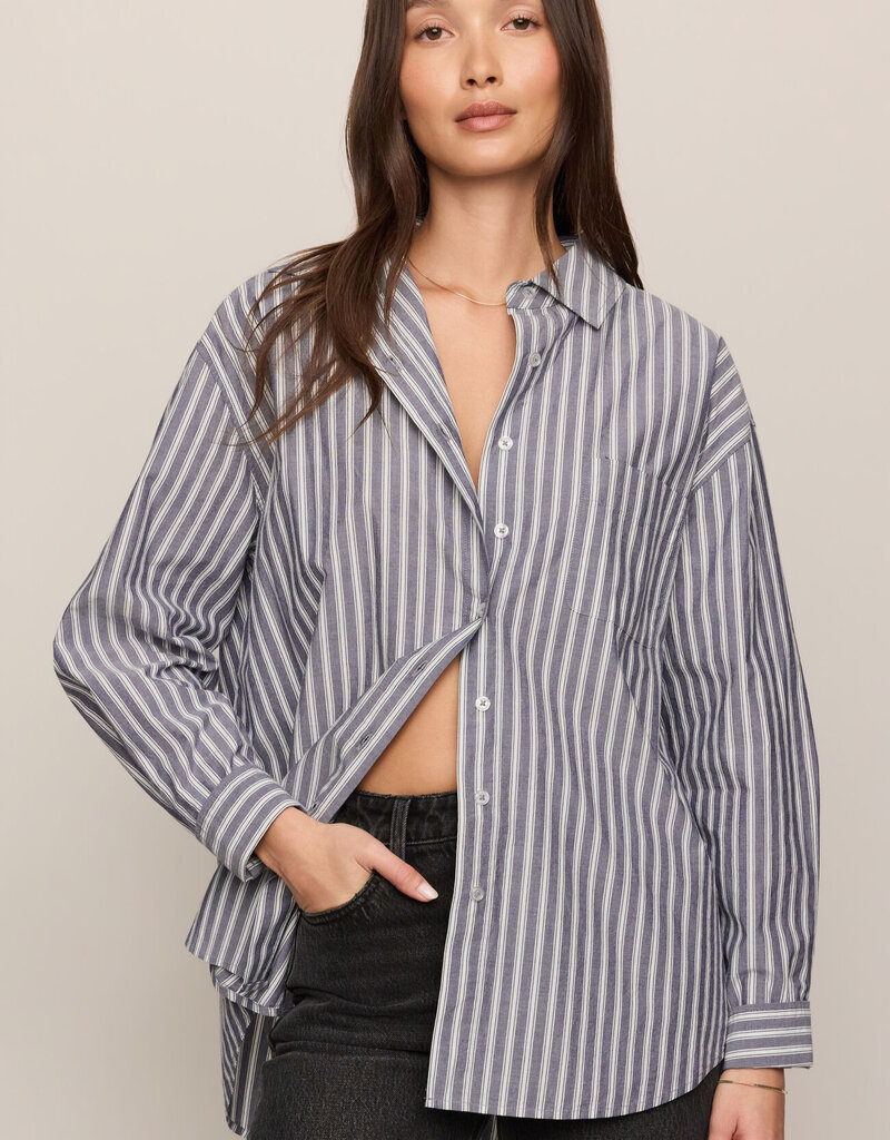 The Gallery Striped Button Up