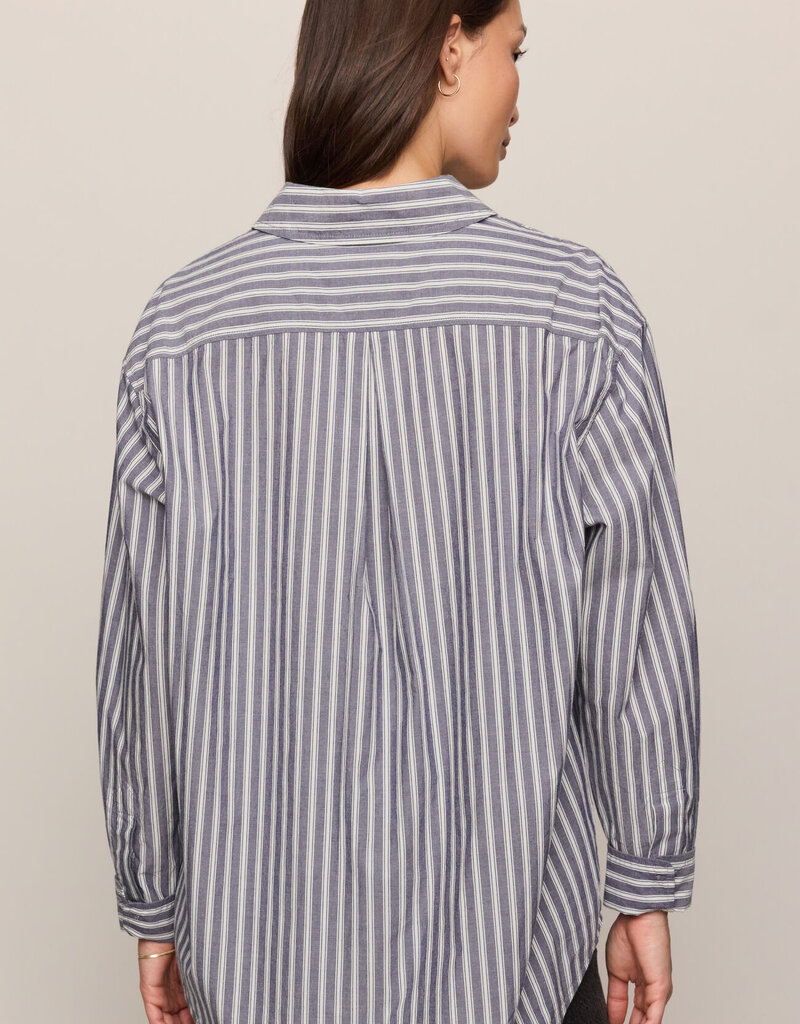 The Gallery Striped Button Up