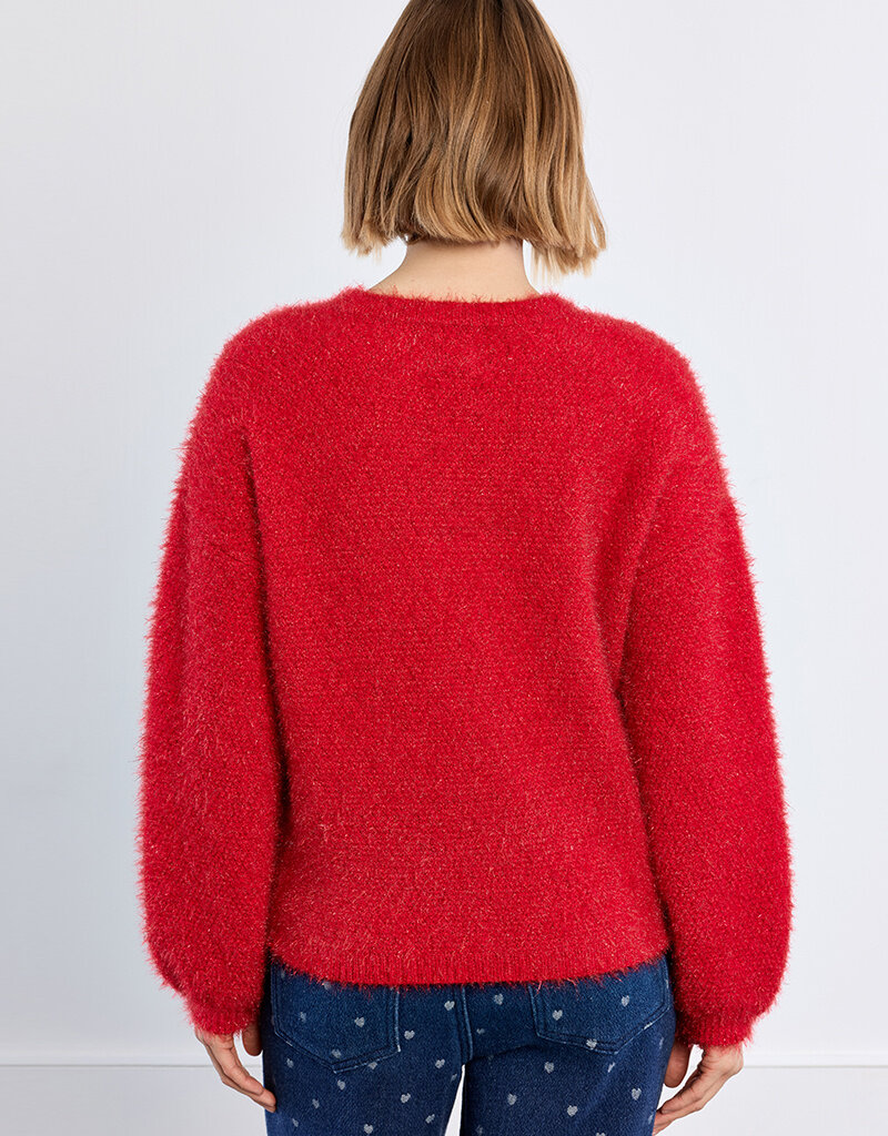 Red Sparkle Sweater