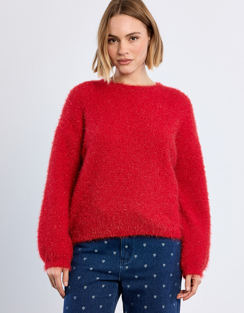 Red Sparkle Sweater