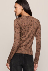 Onyx Snake Top